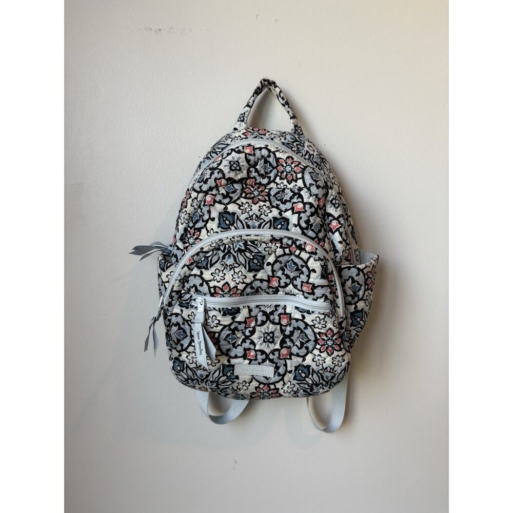 Vera Bradley Essential Compact Backpack Lisbon Medallion Pattern